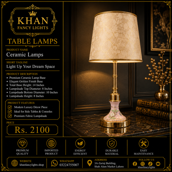 Ceramics Table Lamp