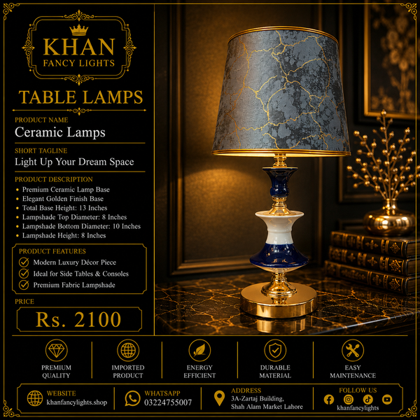 Ceramics Table Lamp