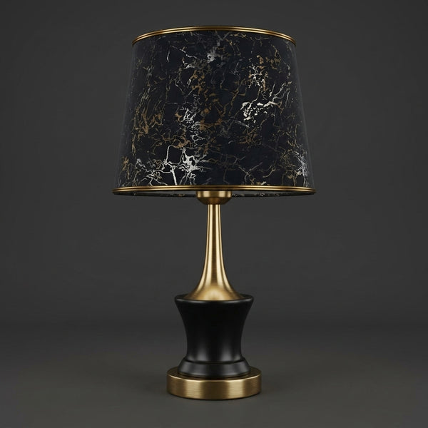 Noir Marble Trumpet Cup Table Lamp