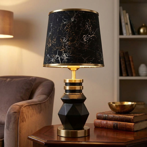 Onyx Facet Deco Table Lamp